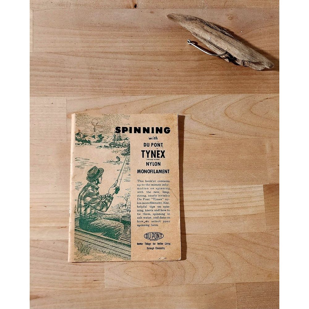 Tynex Fishing Line Booklet Du Pont 1950s‎